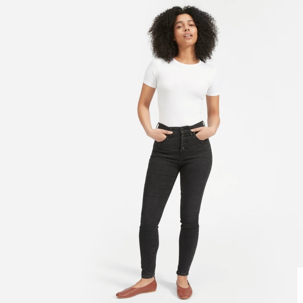 Everlane Authentic Stretch High-Rise Butto…